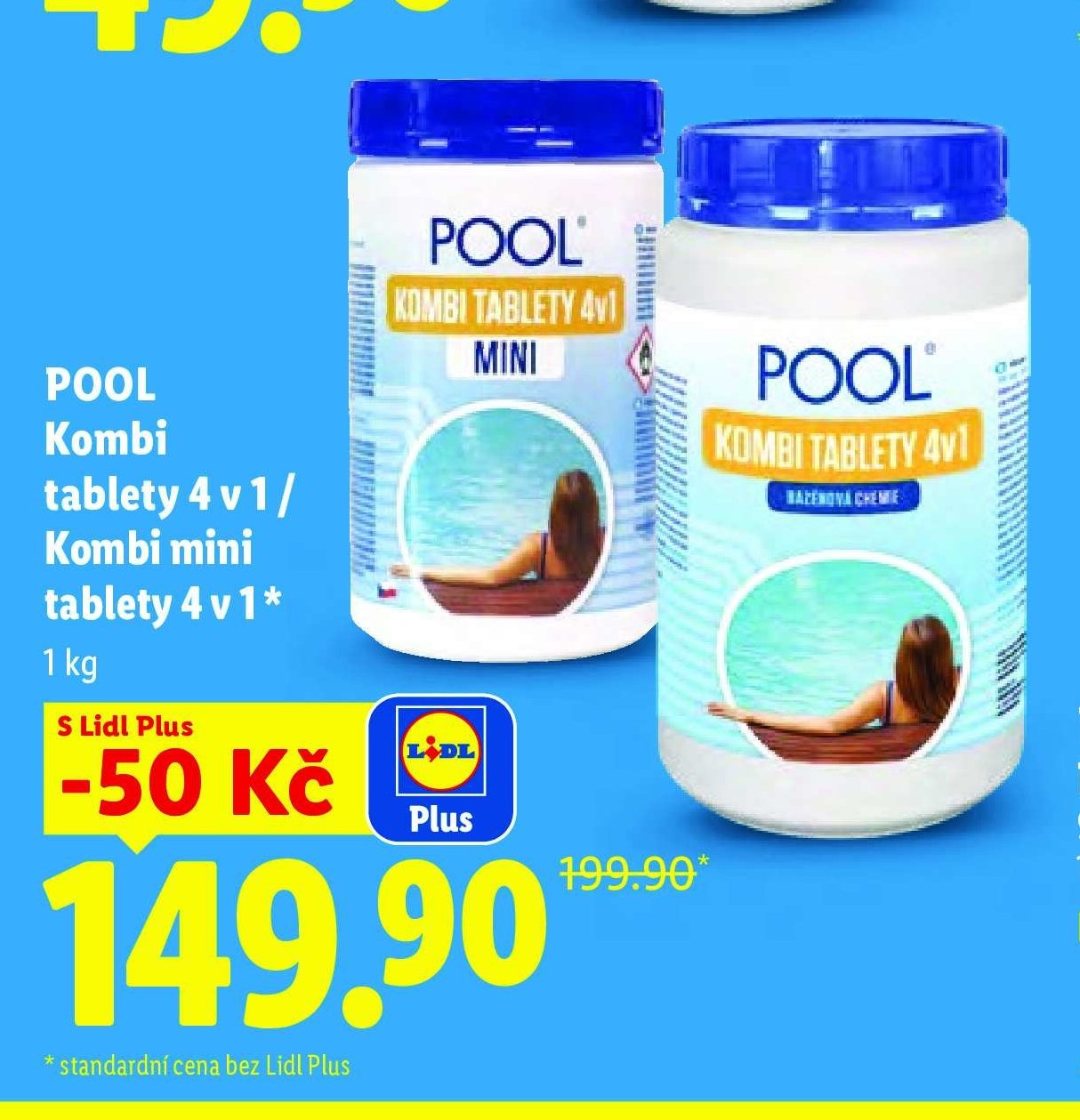 POOL Kombi tablety 4 v 1 / Kombi mini tablety 4 v 1