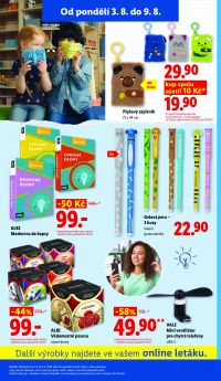 aktuální leták Lidl 3.8.2026-9.8.2026