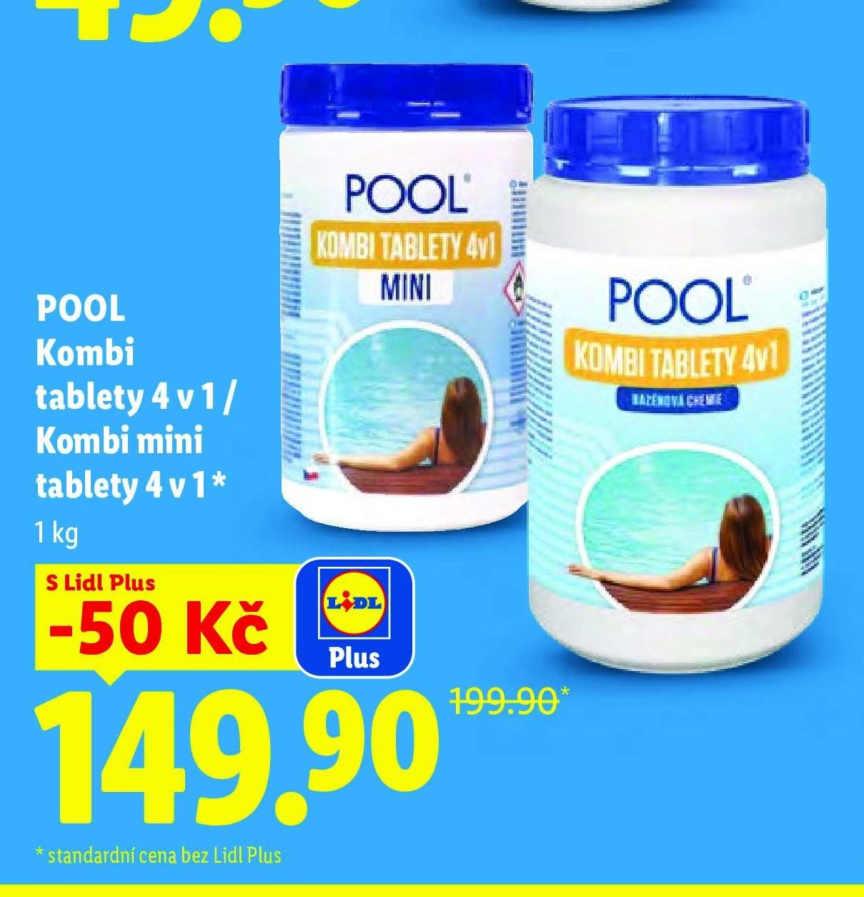 POOL Kombi tablety 4 v 1 / Kombi mini tablety 4 v 1