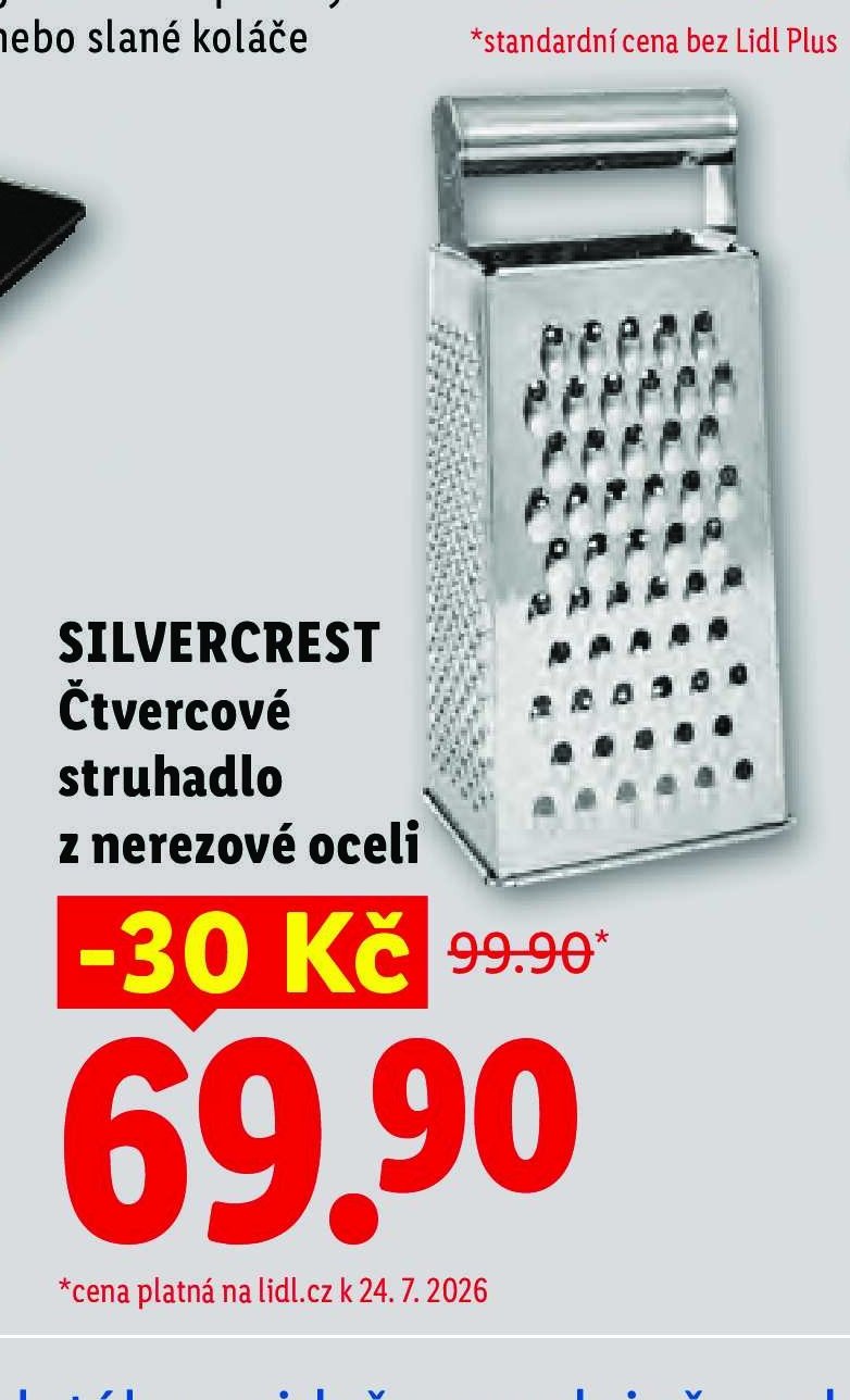 SILVERCREST Čtvercové struhadlo z nerezové oceli