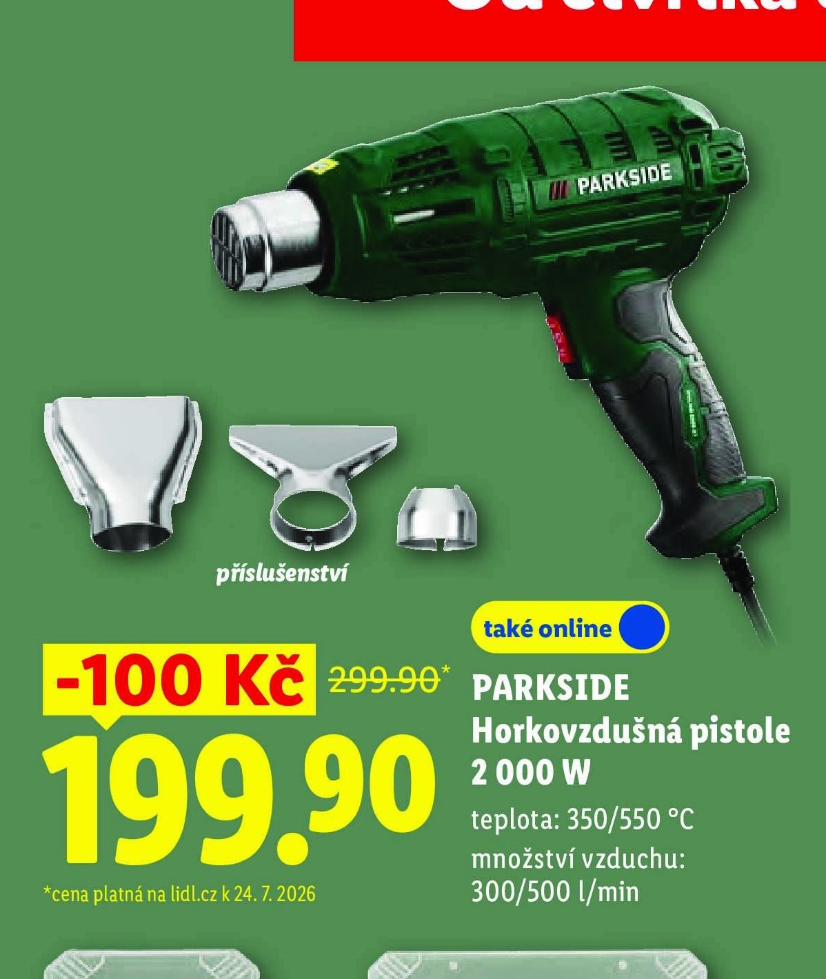 PARKSIDE Horkovzdušná pistole 2 000 W