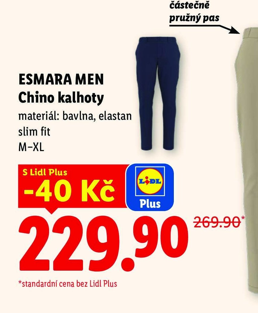 Esmara Men Chino kalhoty