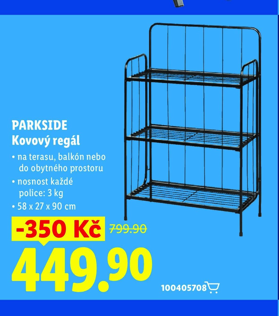 PARKSIDE Kovový regál
