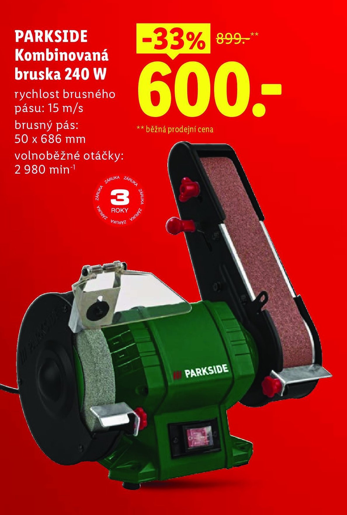 PARKSIDE Kombinovaná bruska 240 W