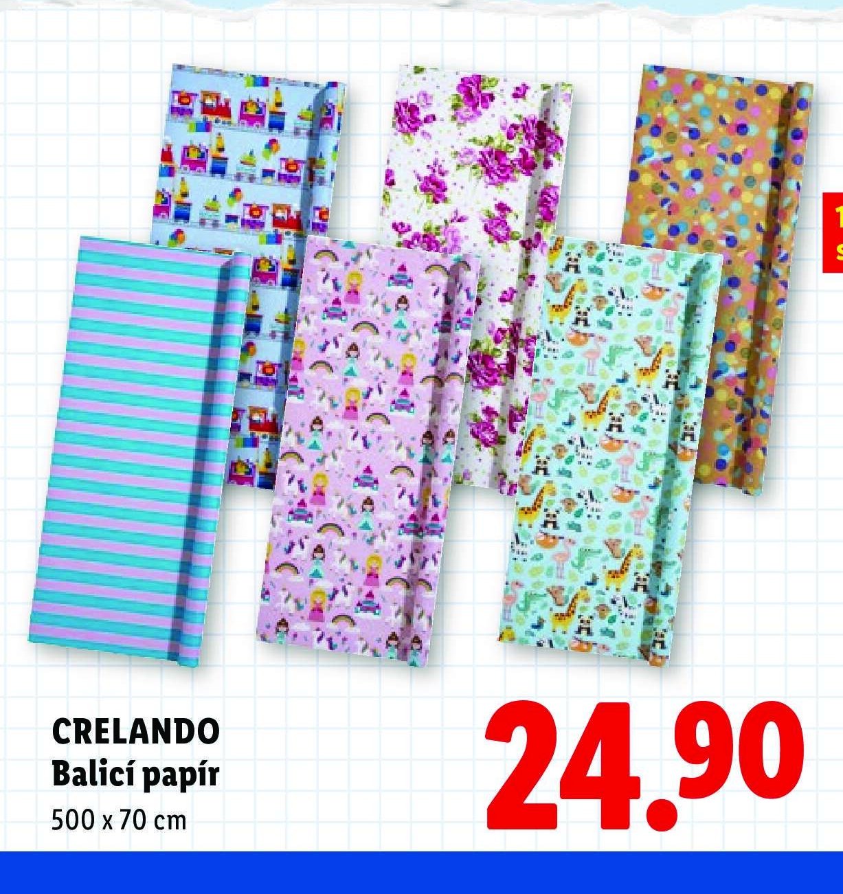 CRELANDO Balicí papír