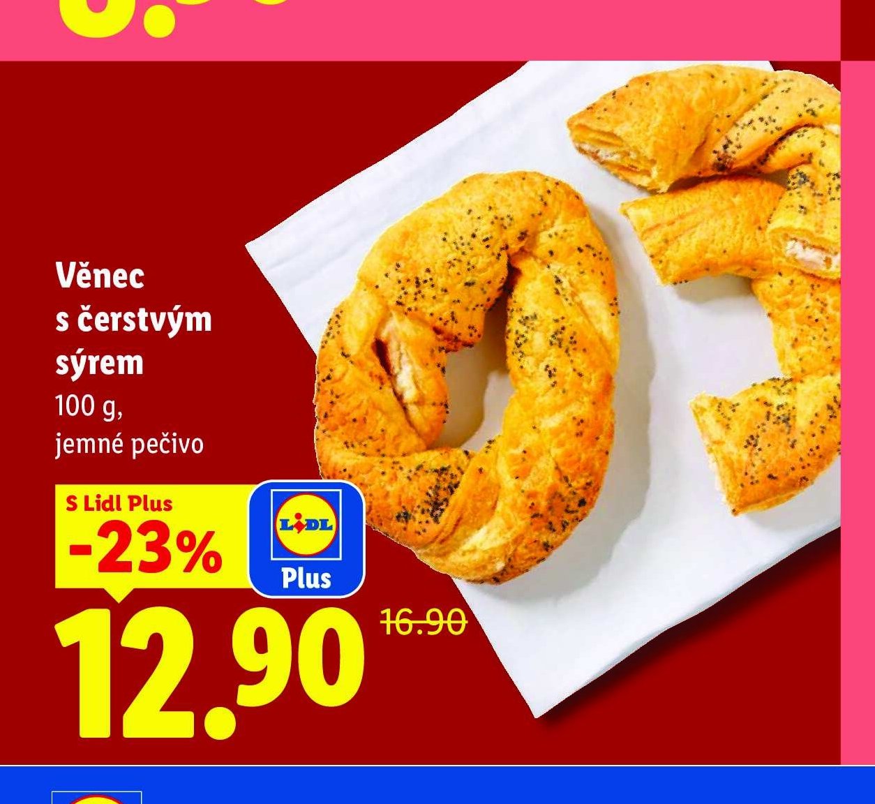 Věnec s čerstvým sýrem