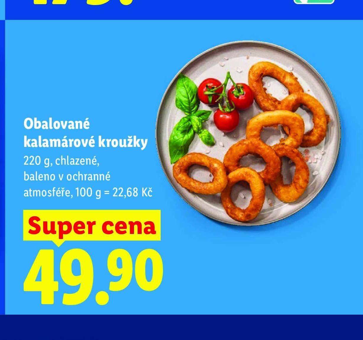 Obalované kalamárové kroužky