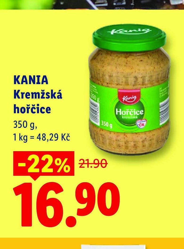 KANIA Kremžská hořčice