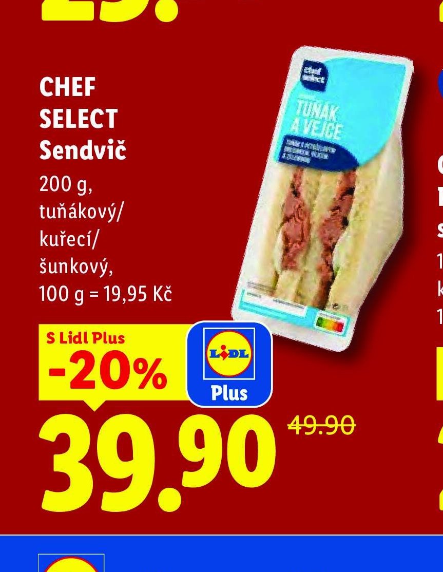 CHEF SELECT Sendvič