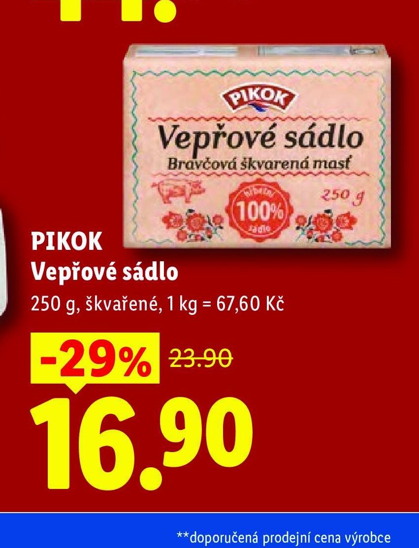 PIKOK Vepřové sádlo