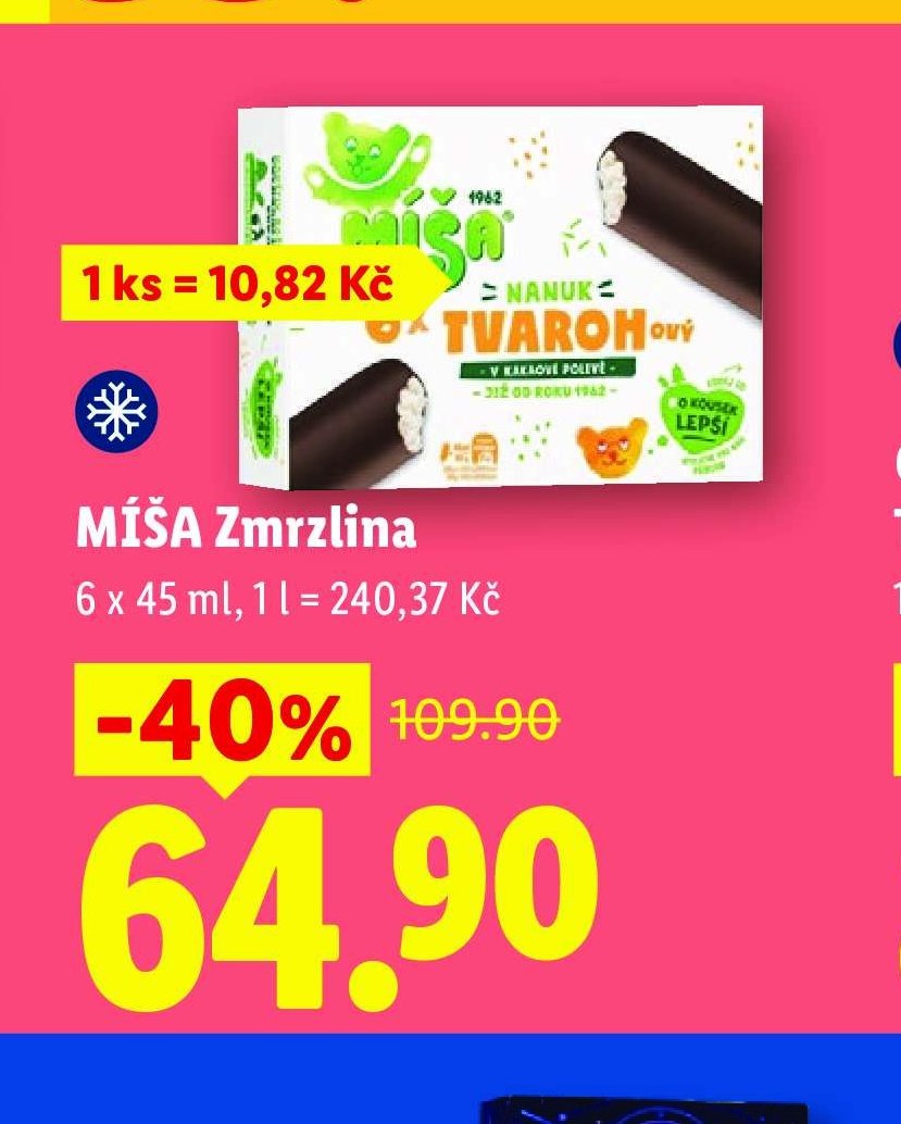 MÍŠA Zmrzlina