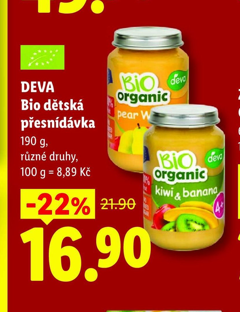 Deva Bio dětská přesnídávka
