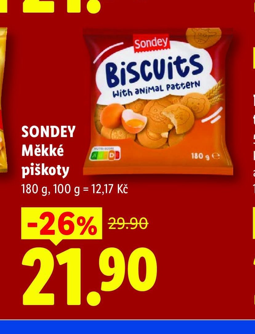 Sondey Měkké piškoty