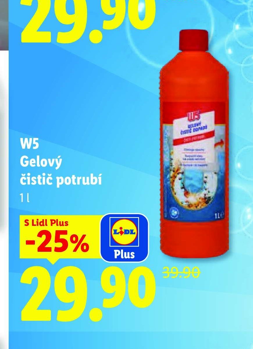 W5 Gelový čistič potrubí