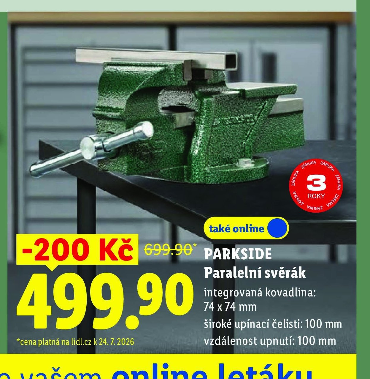 PARKSIDE Paralelní svěrák
