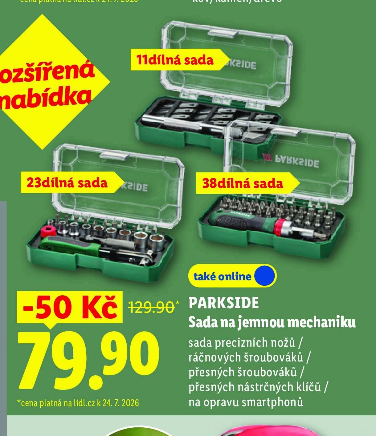 PARKSIDE Sada na jemnou mechaniku