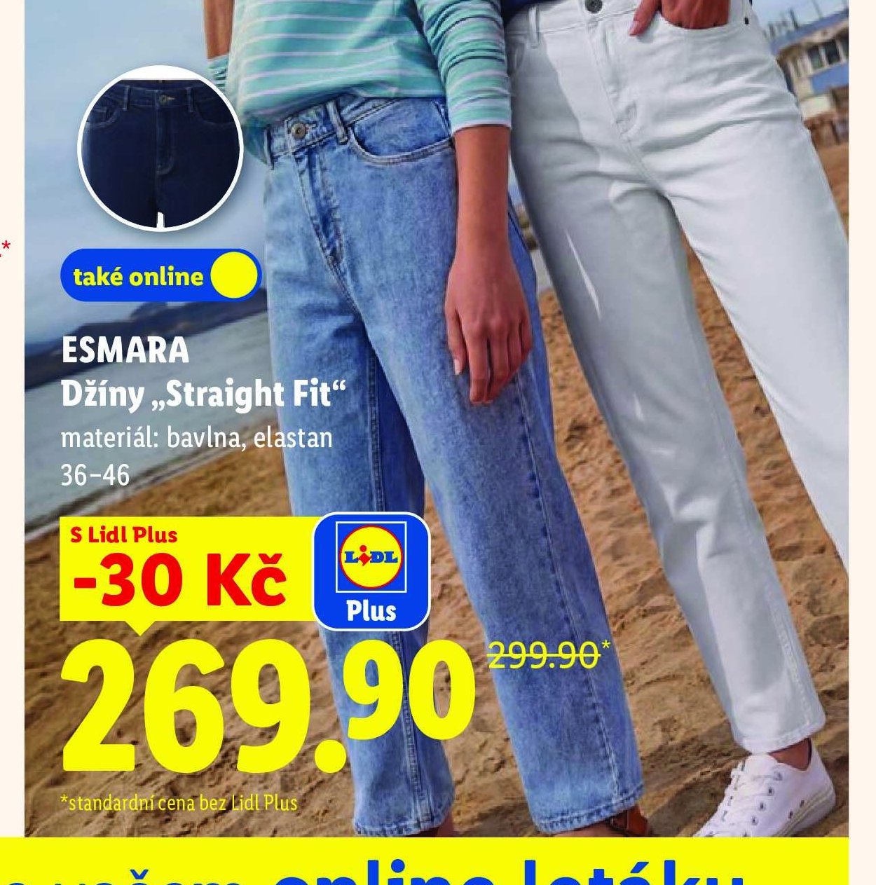 Esmara Džíny „Straight Fit“