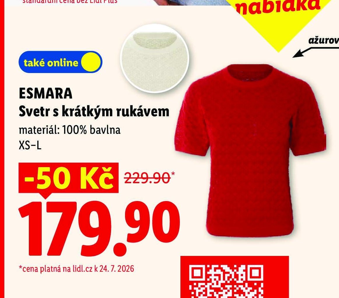 ESMARA Svetr s krátkým rukávem