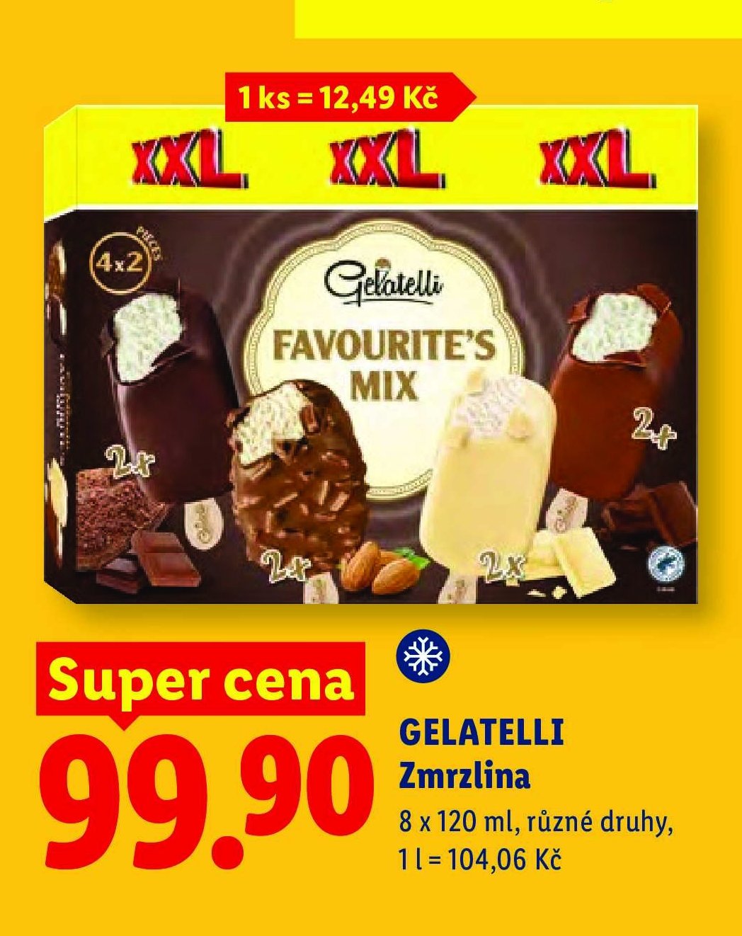 GELATELLI Zmrzlina