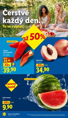 aktuální leták Lidl 6.8.2026-9.8.2026