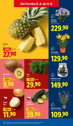 aktuální leták Lidl 6.8.2026-9.8.2026