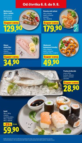 aktuální leták Lidl 6.8.2026-9.8.2026