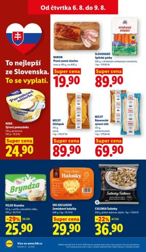 aktuální leták Lidl 6.8.2026-9.8.2026