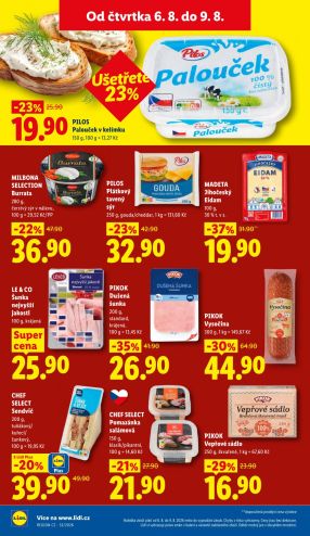 aktuální leták Lidl 6.8.2026-9.8.2026
