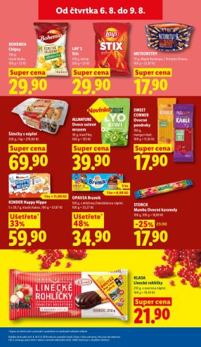aktuální leták Lidl 6.8.2026-9.8.2026