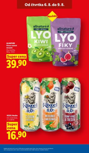 aktuální leták Lidl 6.8.2026-9.8.2026