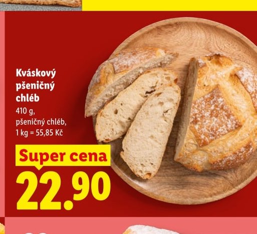 Kváskový pšeničný chléb