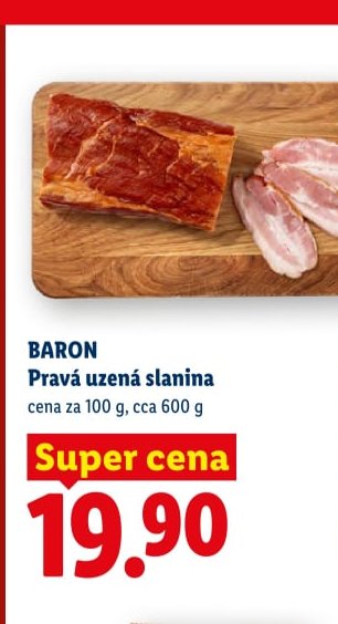 BARON Pravá uzená slanina