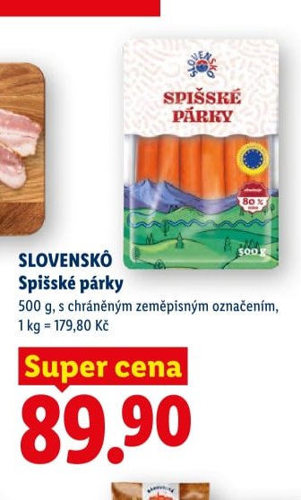 SLOVENSKÔ Spišské párky