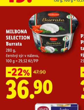 MILBONA SELECTION Burrata