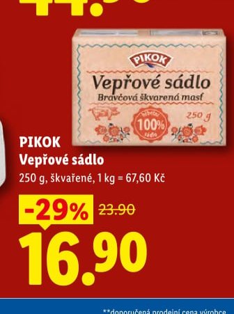 PIKOK Vepřové sádlo