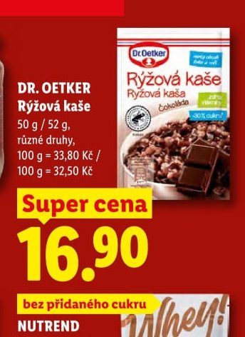 DR. OETKER Rýžová kaše