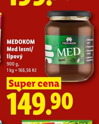 MEDOKOM Med lesní/lipový
