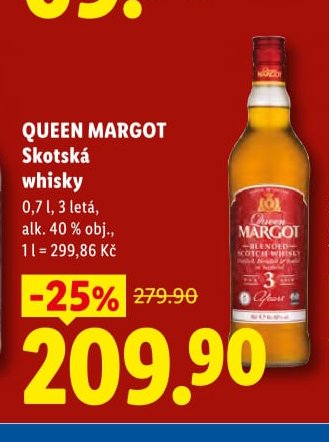 Queen Margot Skotská whisky