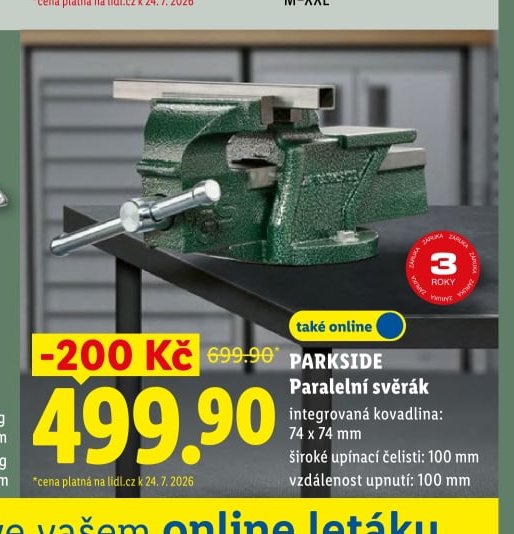 PARKSIDE Paralelní svěrák