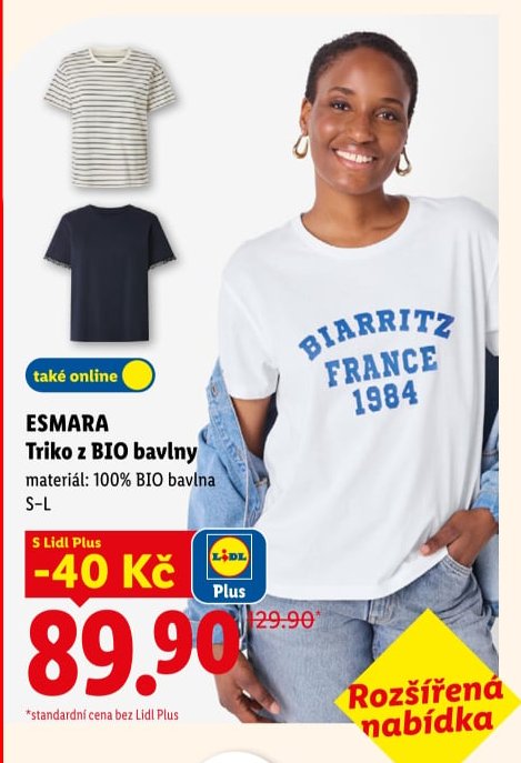 ESMARA Triko z BIO bavlny