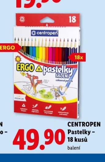 CENTROPEN Pastelky – 18 kusů