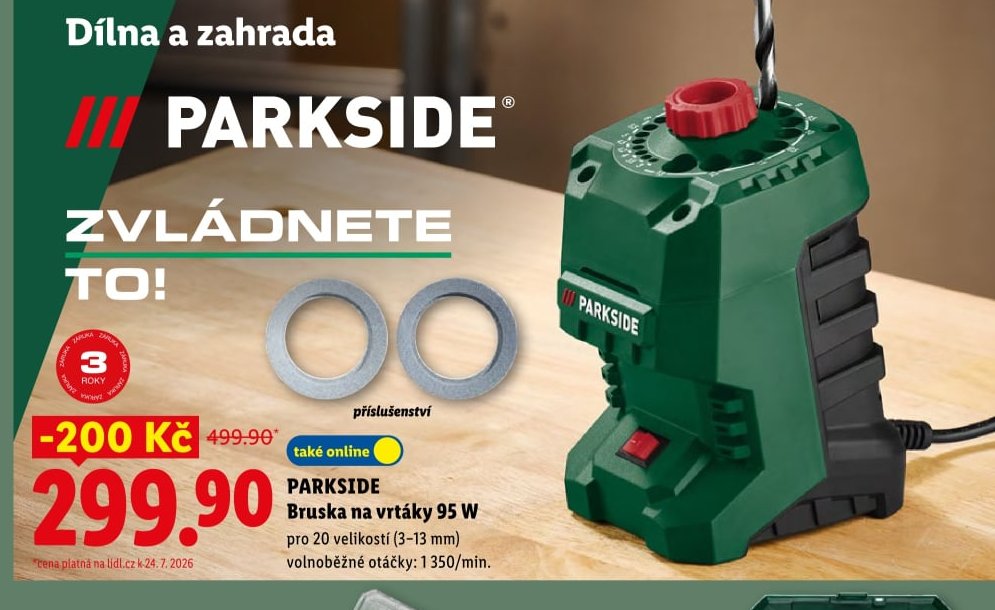 PARKSIDE Bruska na vrtáky 95 W