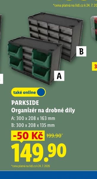 PARKSIDE Organizér na drobné díly (B)