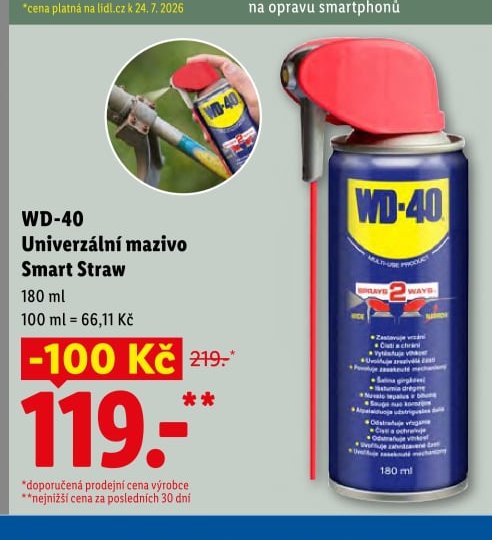 WD-40 Univerzální mazivo Smart Straw