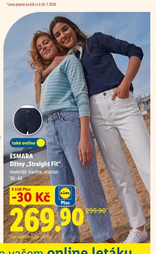 Esmara Džíny Straight Fit