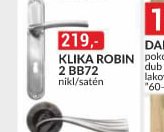 KLIKA ROBIN 2 BB72 nikl/satén