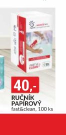 RUČNÍK PAPÍROVÝ fast&clean - bauMax aktualniletaky.eu