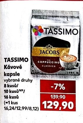 TASSIMO Kávové kapsle - Kaufland aktualniletaky.eu