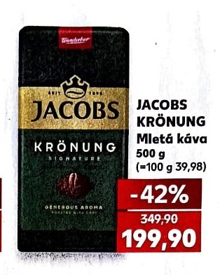 JACOBS KRONUNG Mletá káva - Kaufland aktualniletaky.eu