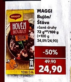 MAGGI Bujón/Šťáva - Kaufland aktualniletaky.eu